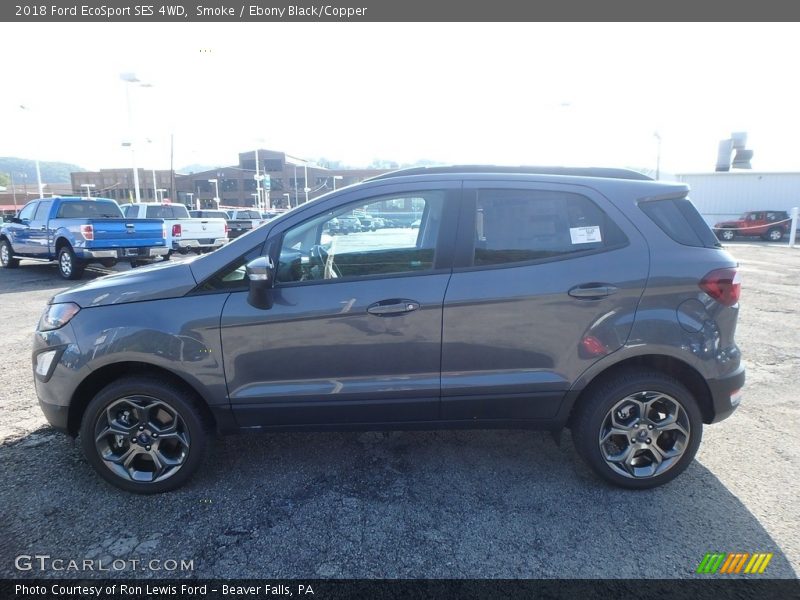 Smoke / Ebony Black/Copper 2018 Ford EcoSport SES 4WD