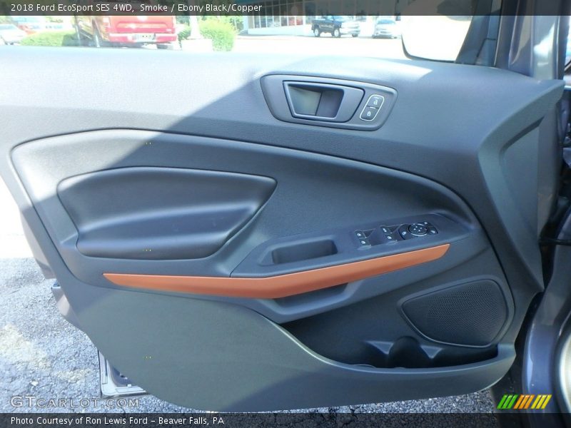 Smoke / Ebony Black/Copper 2018 Ford EcoSport SES 4WD