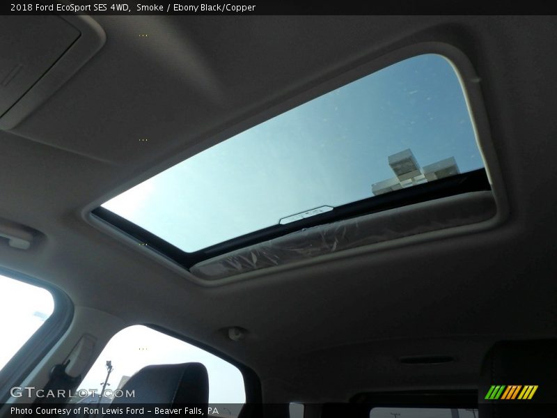 Smoke / Ebony Black/Copper 2018 Ford EcoSport SES 4WD