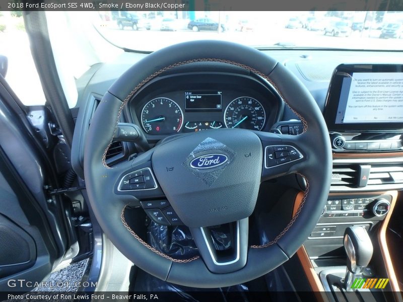 Smoke / Ebony Black/Copper 2018 Ford EcoSport SES 4WD