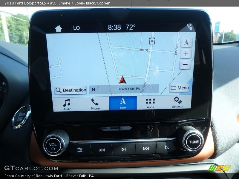Smoke / Ebony Black/Copper 2018 Ford EcoSport SES 4WD