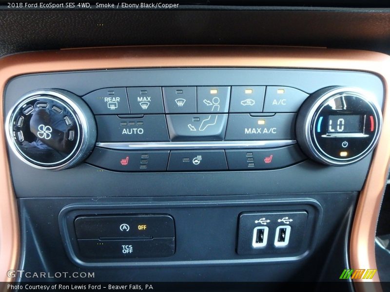 Smoke / Ebony Black/Copper 2018 Ford EcoSport SES 4WD