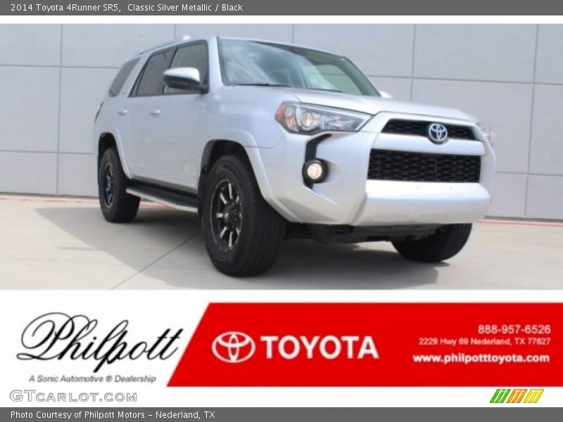 Classic Silver Metallic / Black 2014 Toyota 4Runner SR5