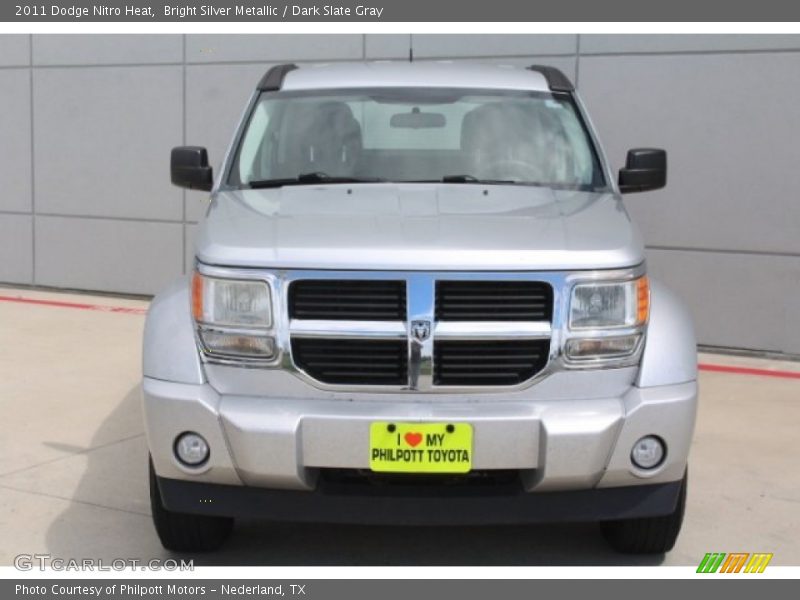 Bright Silver Metallic / Dark Slate Gray 2011 Dodge Nitro Heat