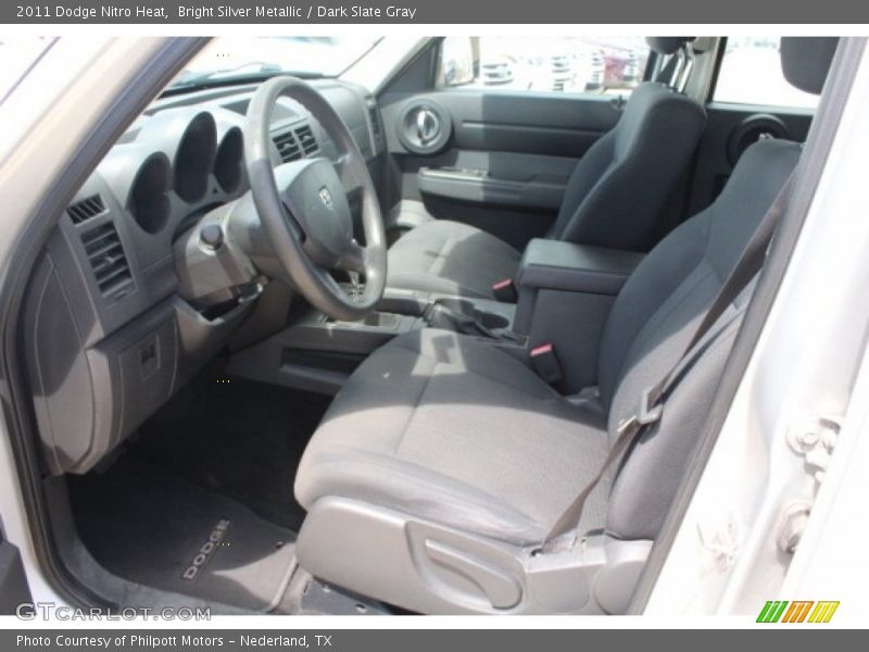 Bright Silver Metallic / Dark Slate Gray 2011 Dodge Nitro Heat
