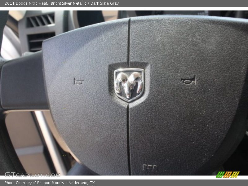 Bright Silver Metallic / Dark Slate Gray 2011 Dodge Nitro Heat