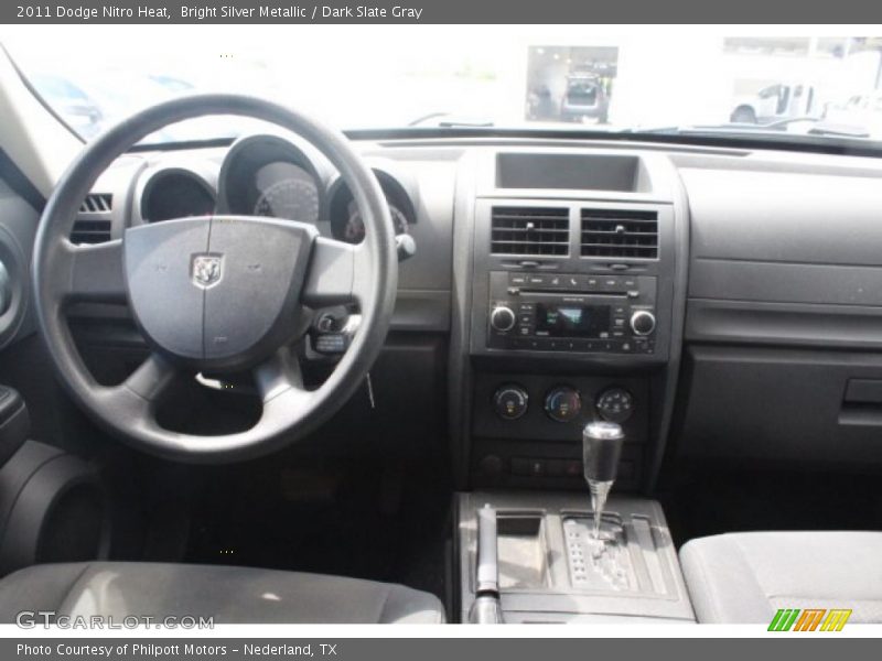 Bright Silver Metallic / Dark Slate Gray 2011 Dodge Nitro Heat
