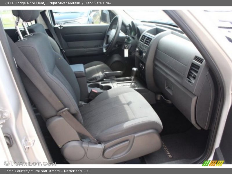 Bright Silver Metallic / Dark Slate Gray 2011 Dodge Nitro Heat