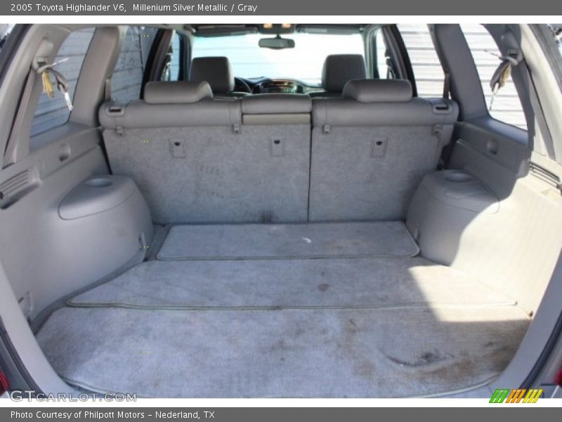 Millenium Silver Metallic / Gray 2005 Toyota Highlander V6