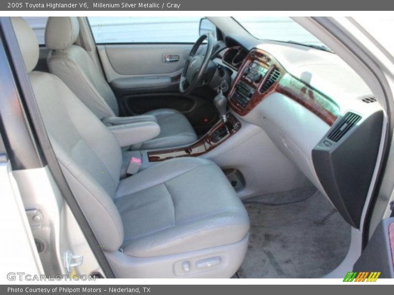 Millenium Silver Metallic / Gray 2005 Toyota Highlander V6