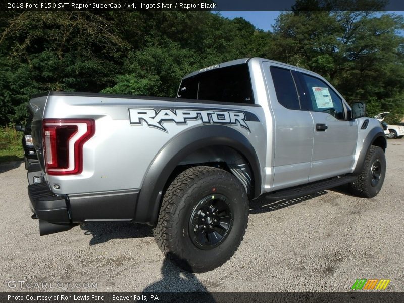  2018 F150 SVT Raptor SuperCab 4x4 Ingot Silver