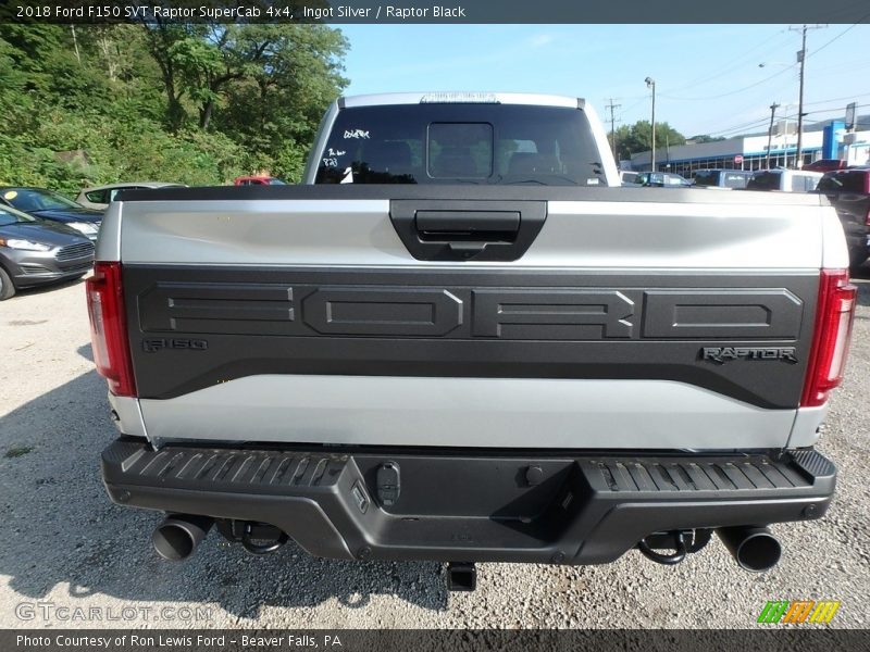 Ingot Silver / Raptor Black 2018 Ford F150 SVT Raptor SuperCab 4x4