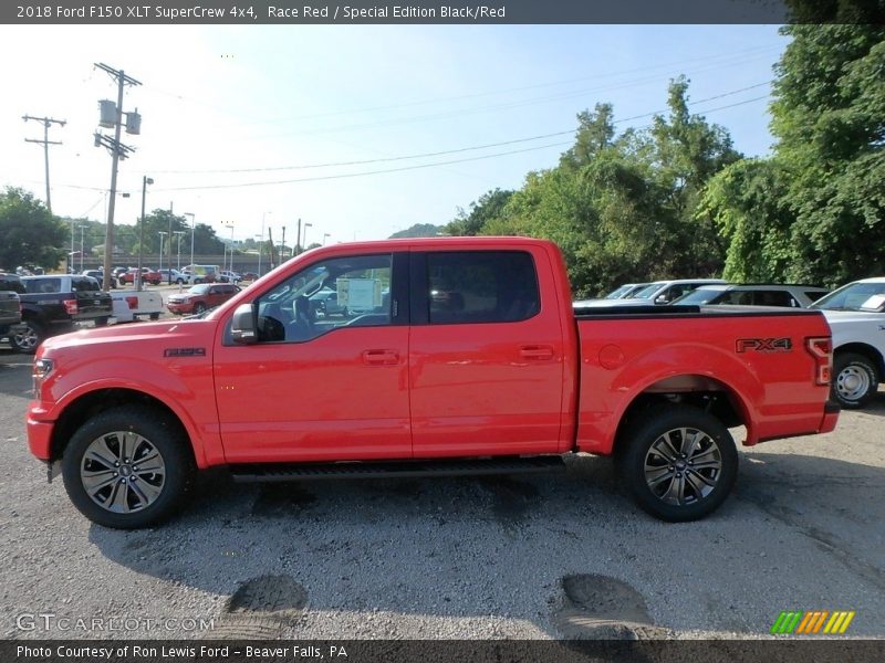 Race Red / Special Edition Black/Red 2018 Ford F150 XLT SuperCrew 4x4