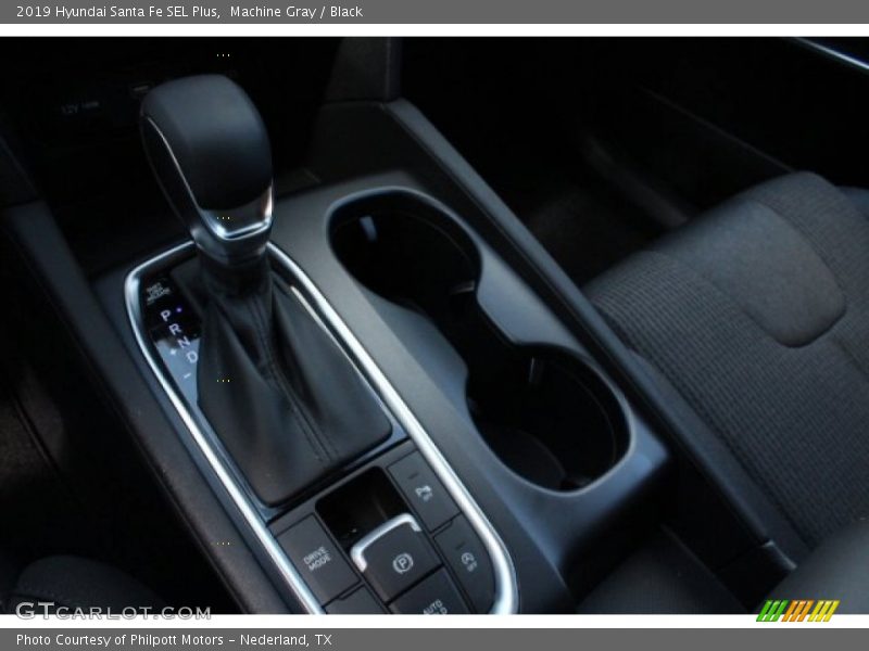 Machine Gray / Black 2019 Hyundai Santa Fe SEL Plus