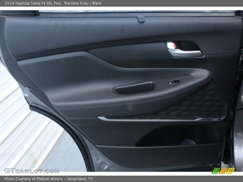 Machine Gray / Black 2019 Hyundai Santa Fe SEL Plus