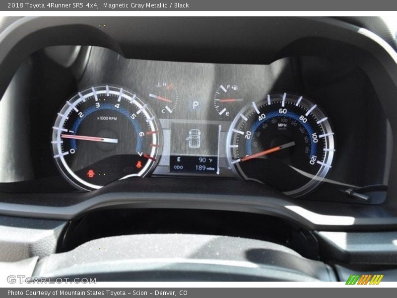 Magnetic Gray Metallic / Black 2018 Toyota 4Runner SR5 4x4