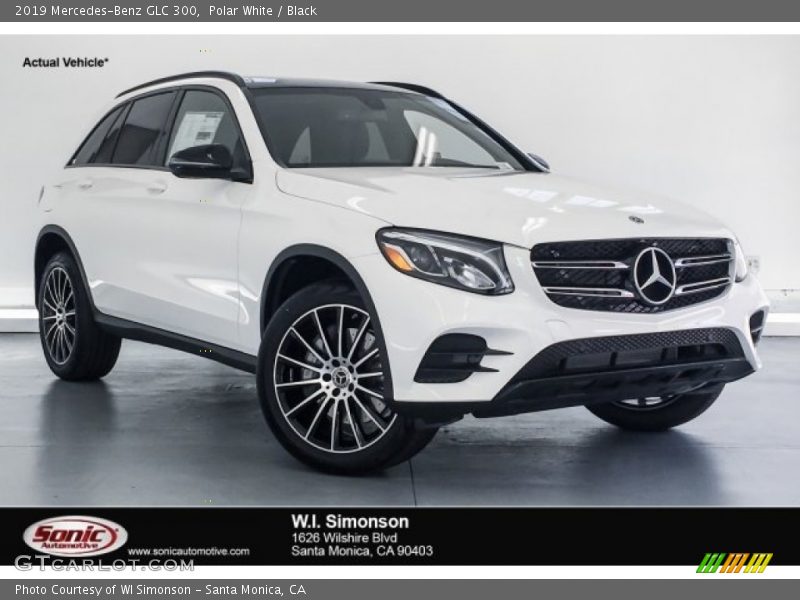 Polar White / Black 2019 Mercedes-Benz GLC 300