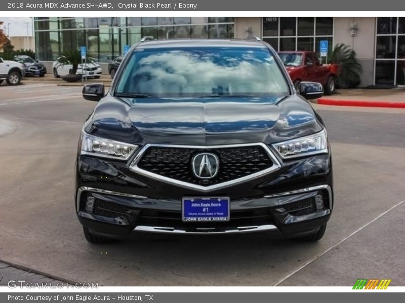 Crystal Black Pearl / Ebony 2018 Acura MDX Advance SH-AWD