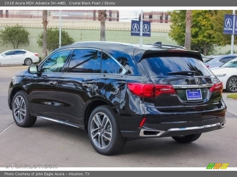 Crystal Black Pearl / Ebony 2018 Acura MDX Advance SH-AWD