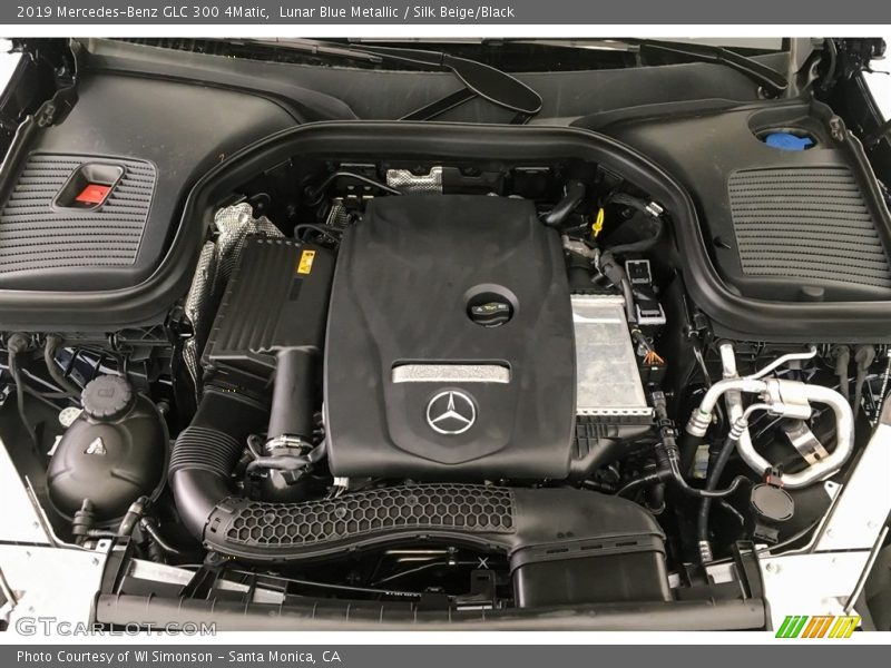 Lunar Blue Metallic / Silk Beige/Black 2019 Mercedes-Benz GLC 300 4Matic