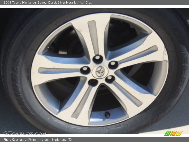 Classic Silver Metallic / Ash Gray 2008 Toyota Highlander Sport