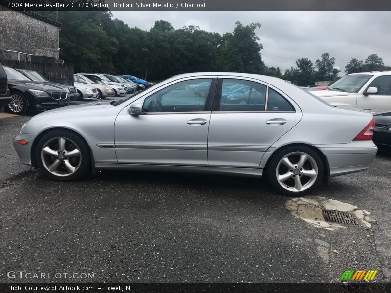 Brilliant Silver Metallic / Charcoal 2004 Mercedes-Benz C 320 Sedan