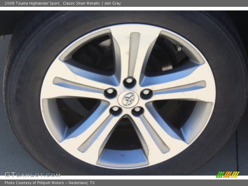 Classic Silver Metallic / Ash Gray 2008 Toyota Highlander Sport