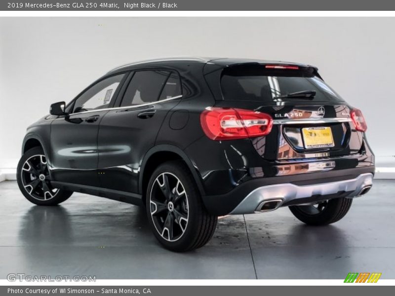 Night Black / Black 2019 Mercedes-Benz GLA 250 4Matic