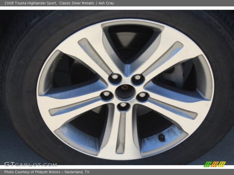 Classic Silver Metallic / Ash Gray 2008 Toyota Highlander Sport