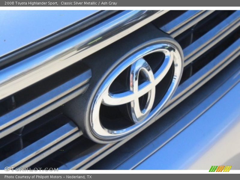 Classic Silver Metallic / Ash Gray 2008 Toyota Highlander Sport
