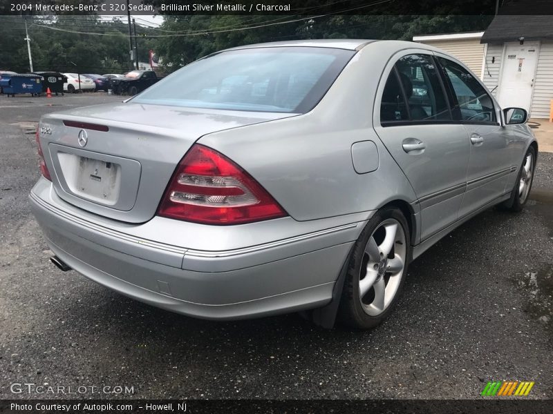 Brilliant Silver Metallic / Charcoal 2004 Mercedes-Benz C 320 Sedan