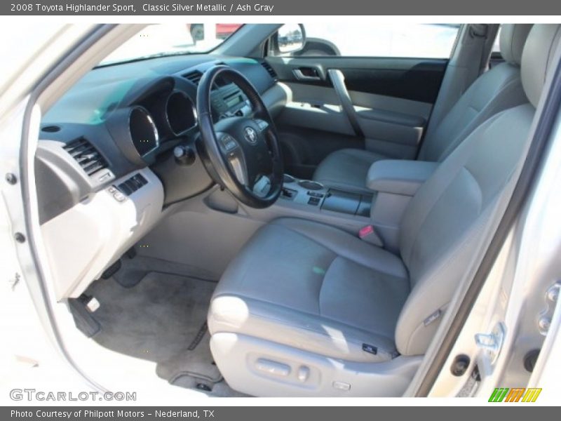 Classic Silver Metallic / Ash Gray 2008 Toyota Highlander Sport