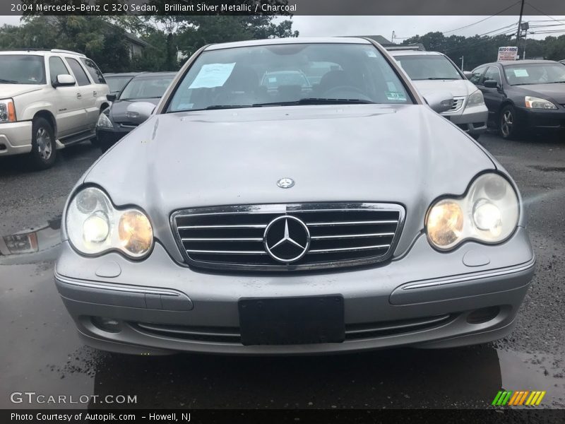 Brilliant Silver Metallic / Charcoal 2004 Mercedes-Benz C 320 Sedan