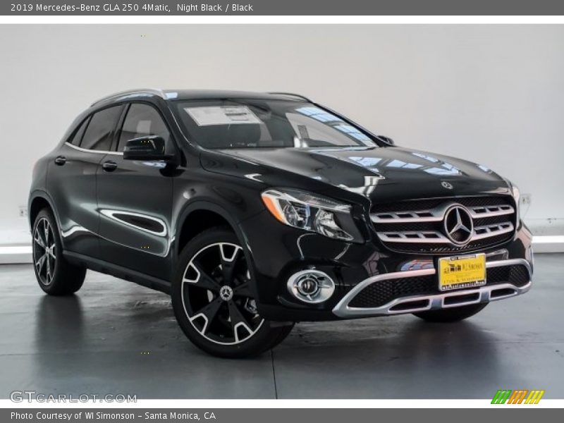 Night Black / Black 2019 Mercedes-Benz GLA 250 4Matic