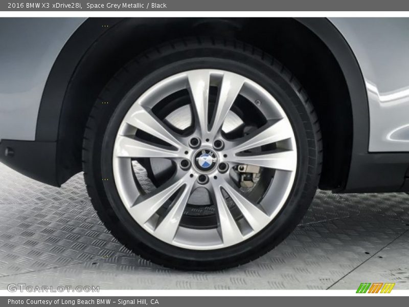 Space Grey Metallic / Black 2016 BMW X3 xDrive28i
