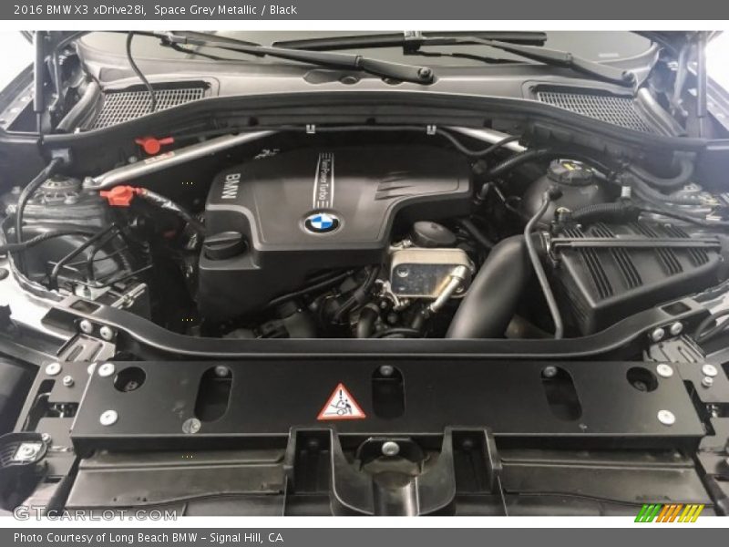Space Grey Metallic / Black 2016 BMW X3 xDrive28i