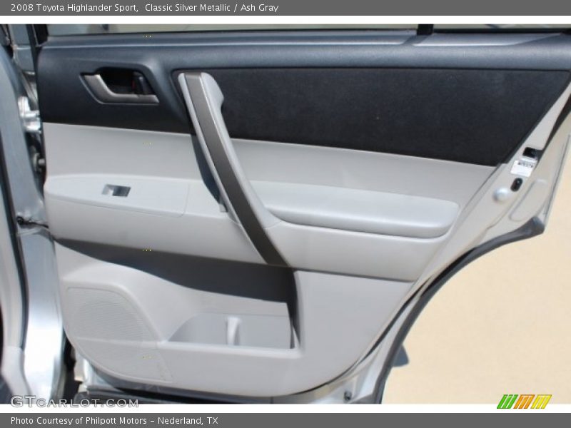 Classic Silver Metallic / Ash Gray 2008 Toyota Highlander Sport