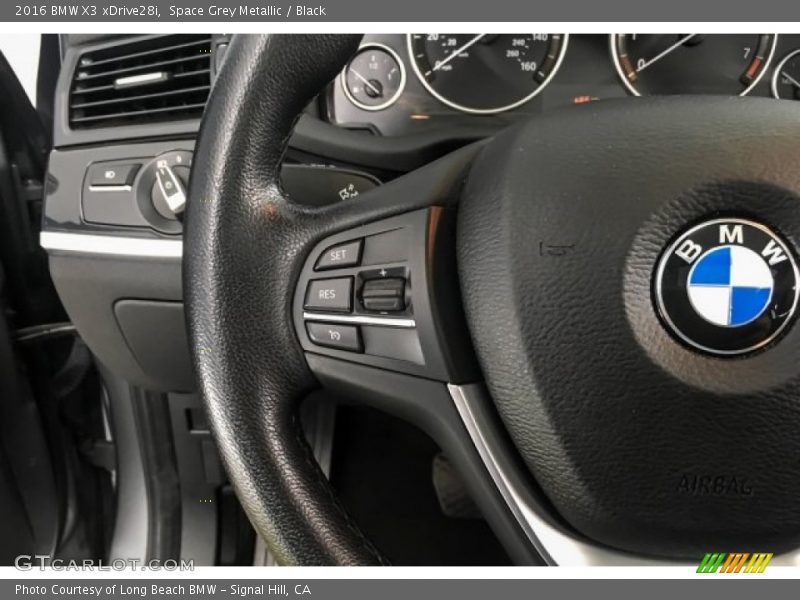 Space Grey Metallic / Black 2016 BMW X3 xDrive28i