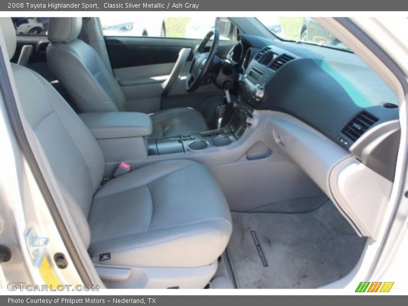 Classic Silver Metallic / Ash Gray 2008 Toyota Highlander Sport