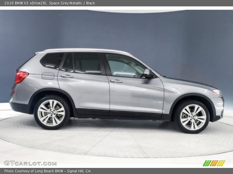 Space Grey Metallic / Black 2016 BMW X3 xDrive28i