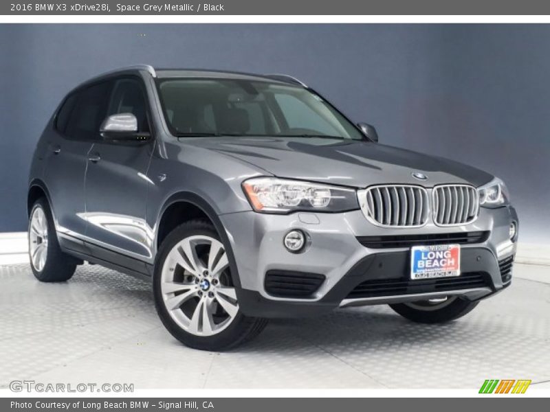 Space Grey Metallic / Black 2016 BMW X3 xDrive28i