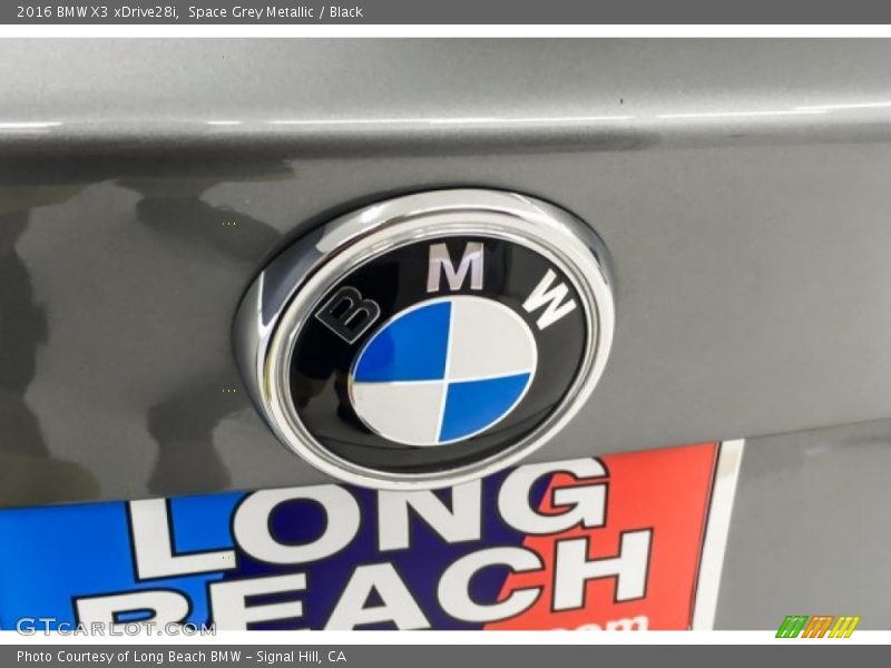 Space Grey Metallic / Black 2016 BMW X3 xDrive28i