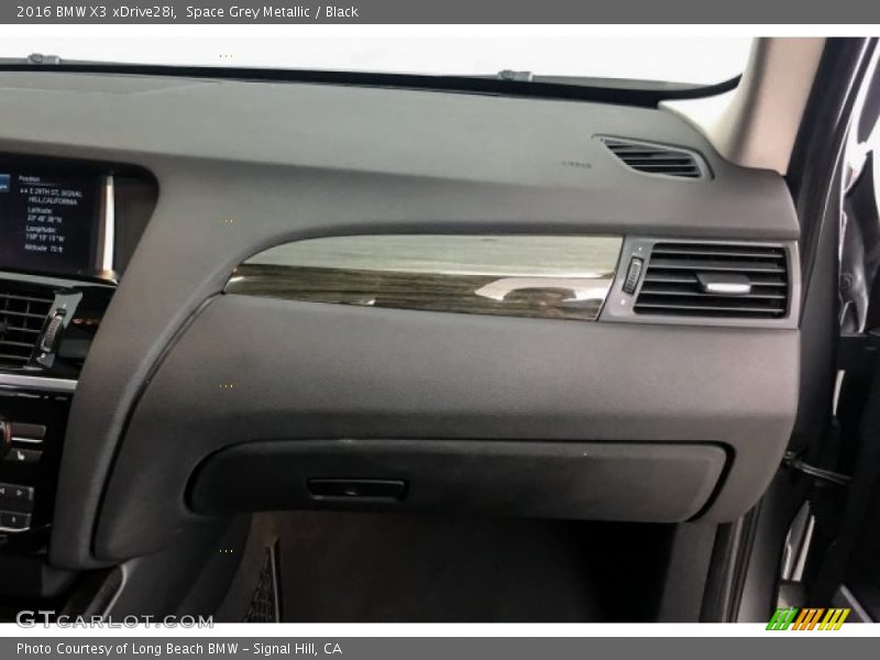 Space Grey Metallic / Black 2016 BMW X3 xDrive28i