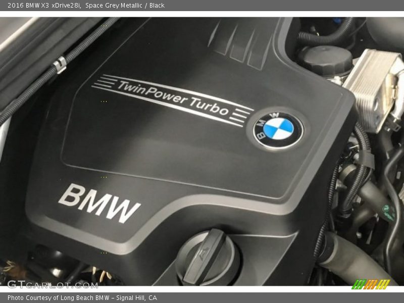 Space Grey Metallic / Black 2016 BMW X3 xDrive28i