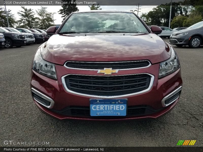 Red Hot / Medium Titanium 2016 Chevrolet Cruze Limited LT