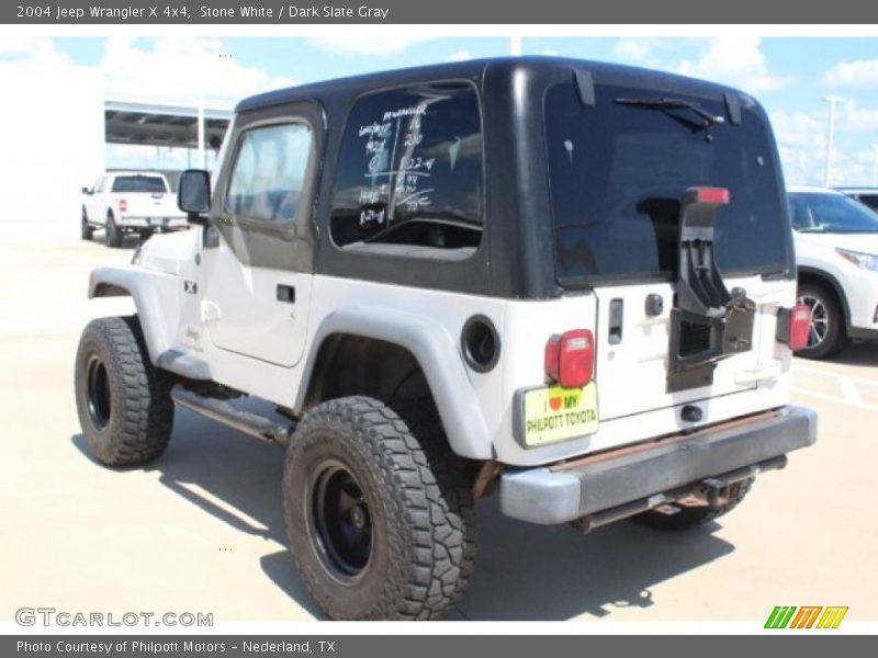 Stone White / Dark Slate Gray 2004 Jeep Wrangler X 4x4