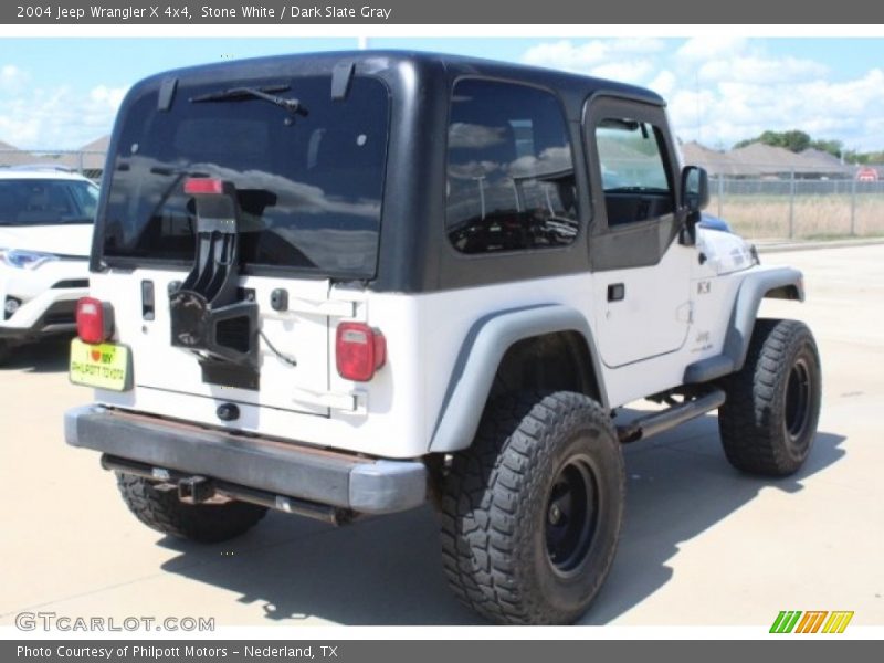Stone White / Dark Slate Gray 2004 Jeep Wrangler X 4x4