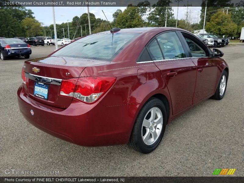 Red Hot / Medium Titanium 2016 Chevrolet Cruze Limited LT