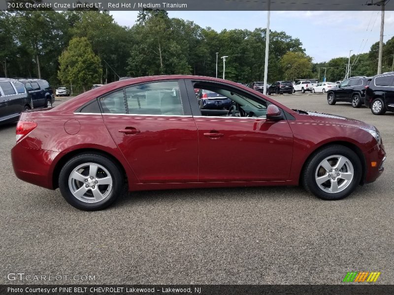 Red Hot / Medium Titanium 2016 Chevrolet Cruze Limited LT