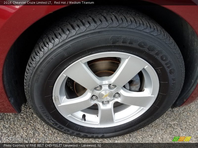 Red Hot / Medium Titanium 2016 Chevrolet Cruze Limited LT